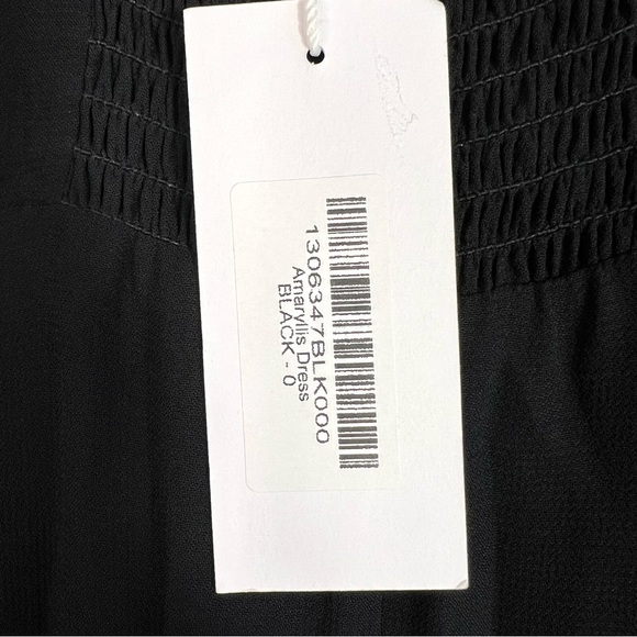 NWT Reformation Amaryllis Maxi Dress Black Size 0 - Picture 8 of 13